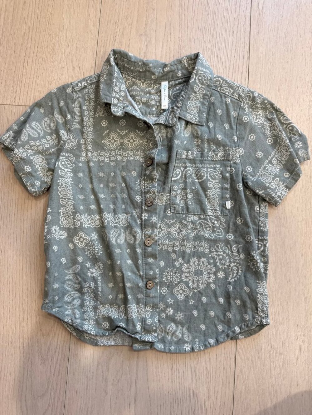 Rylee + Cru Shirt 4Y Green